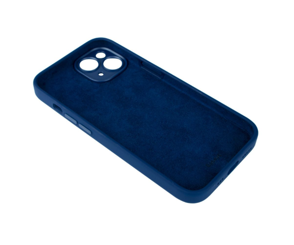 Чохол-накладка Baseus Liquid Silica Gel Case + Glass 0.22mm для Apple iPhone 14 Plus ARYT001803 blue - фото 3