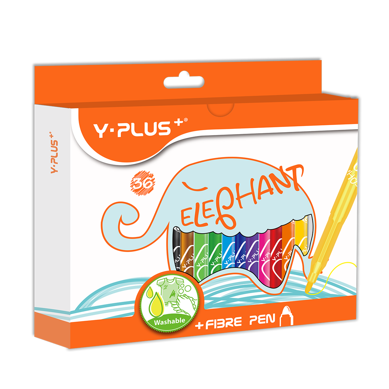 Фломастер ELEPHANT 36 кольорів