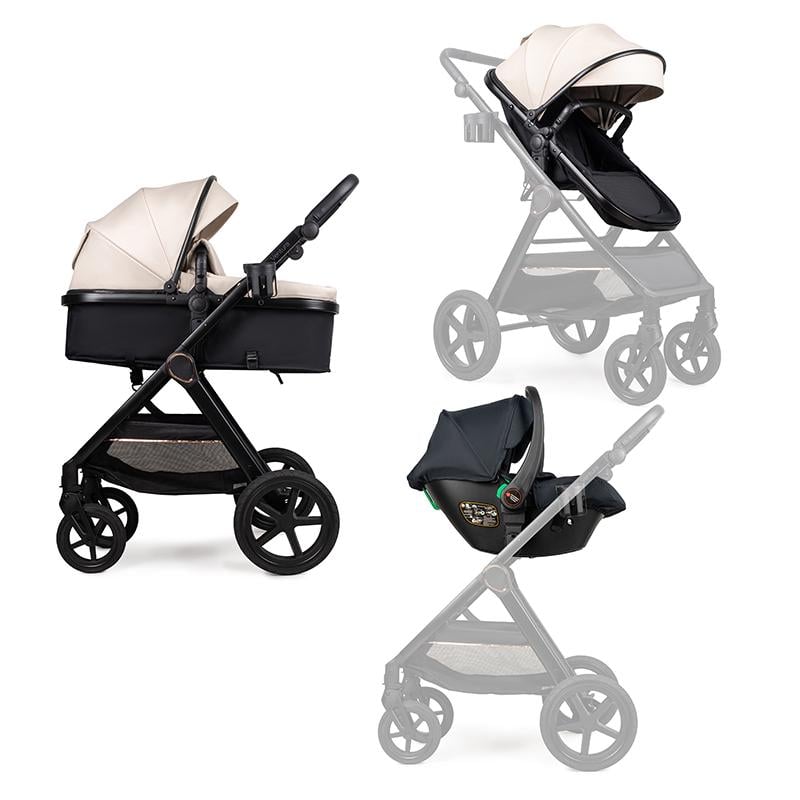 Коляска-трансформер Ninos Ventura ECO 3в1 с автокреслом от 0 мес. Light Beige (33693043)
