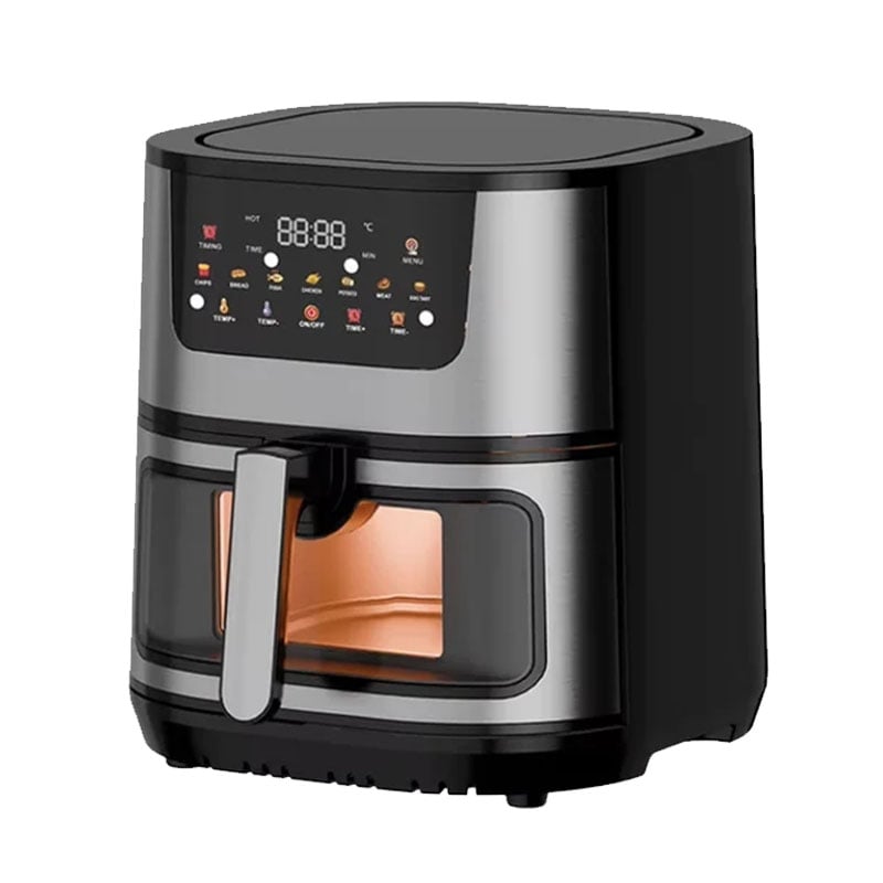 Аэрогриль Rainberg RB-2287 фритюрница терморегулятор 4200W таймер 12,5л Black (36226777) Аэрогриль Rainberg RB-2287 фритюрница терморегулятор 4200W таймер 12,5л Black (36226777)