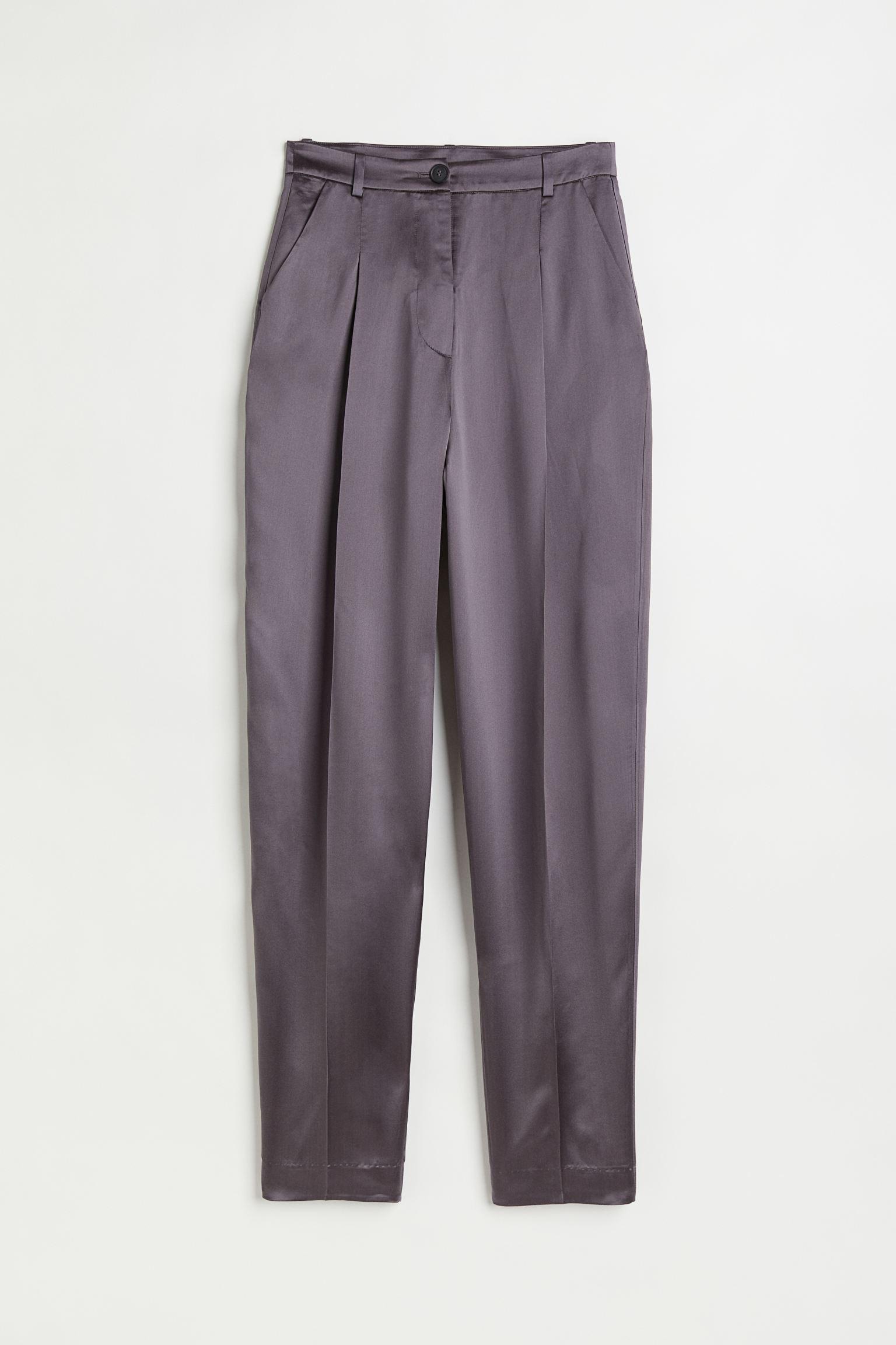 Брюки шелк бленд р. 36 Темно-серый (1019543arl)