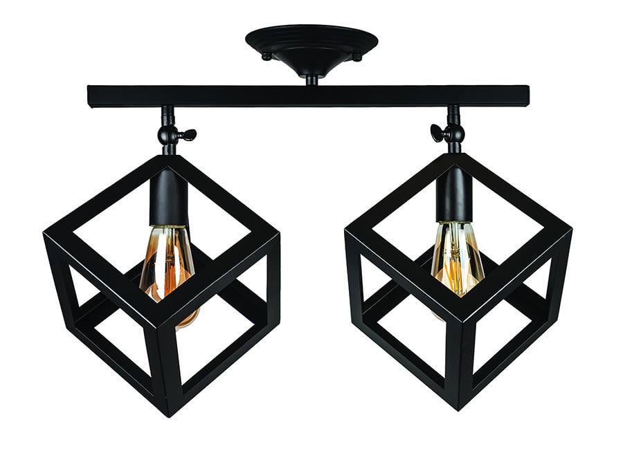 Люстра стельова Лофт Levistella756XPR160F-2 BK на два плафони