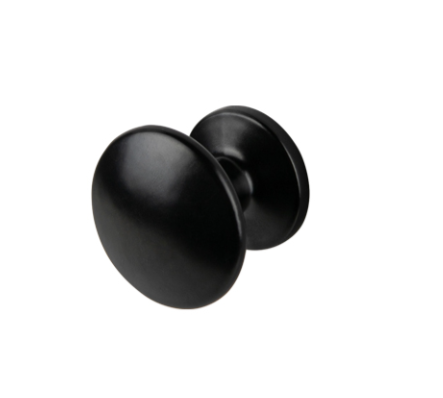 Мебельная ручка-кнопка Sigma Modern круглая H 24,5 мм Черный (MR0554)