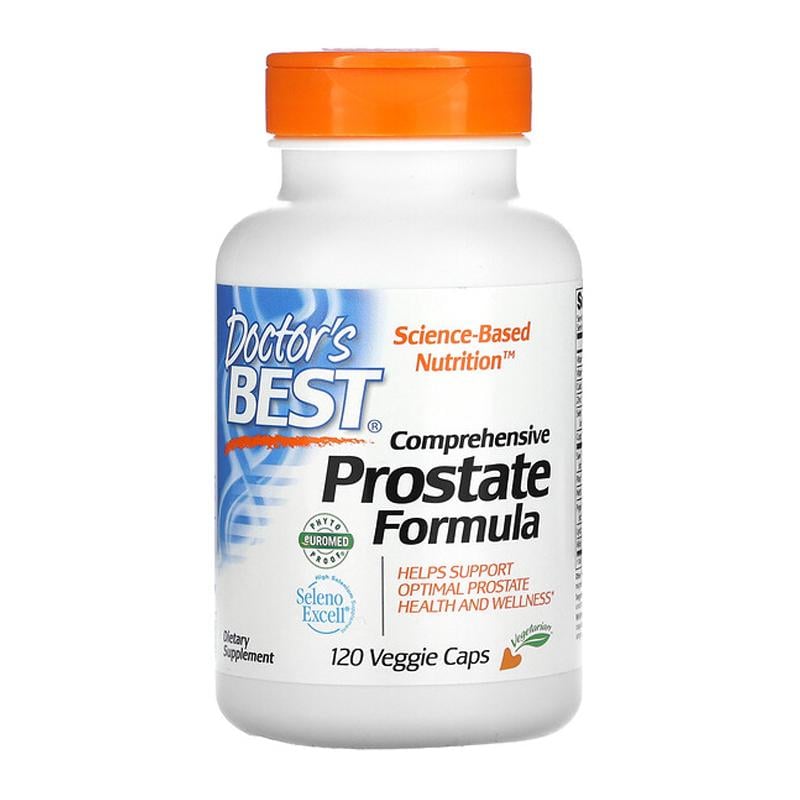 Комплекс для здоровья простаты Doctor's Best Comprehensive Prostate Formula 120 капс. (10451-01)