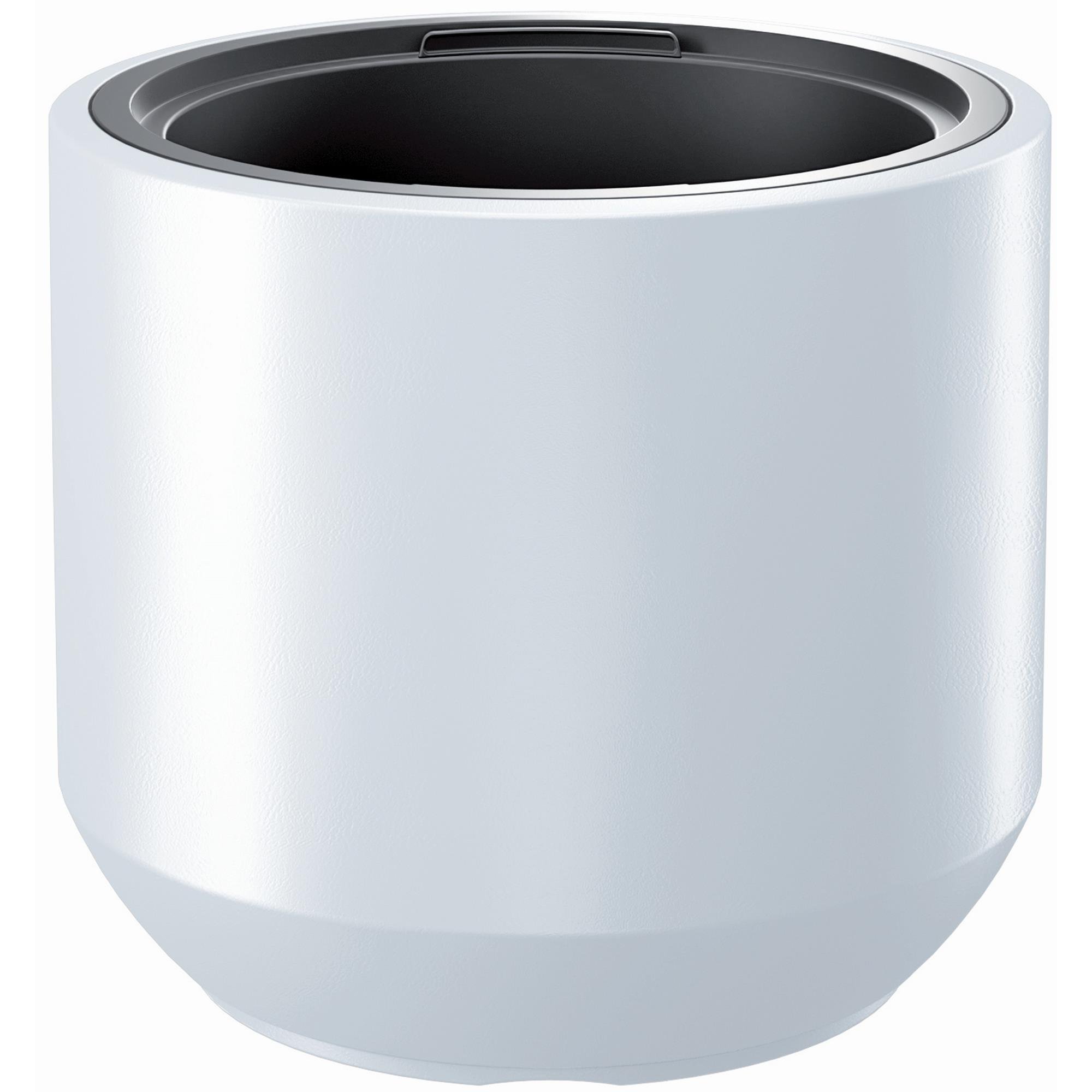 Горшок для цветов Prosperplast HEOS 39х35 см круглый с вкладышем Белый (89076-449)