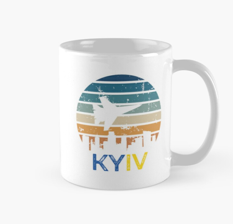 Чашка керамическая с принтом Gost Of Kyiv Истребитель 330 мл Белый (УКР35Ч) Чашка керамическая с принтом Gost Of Kyiv Истребитель 330 мл Белый (УКР35Ч)