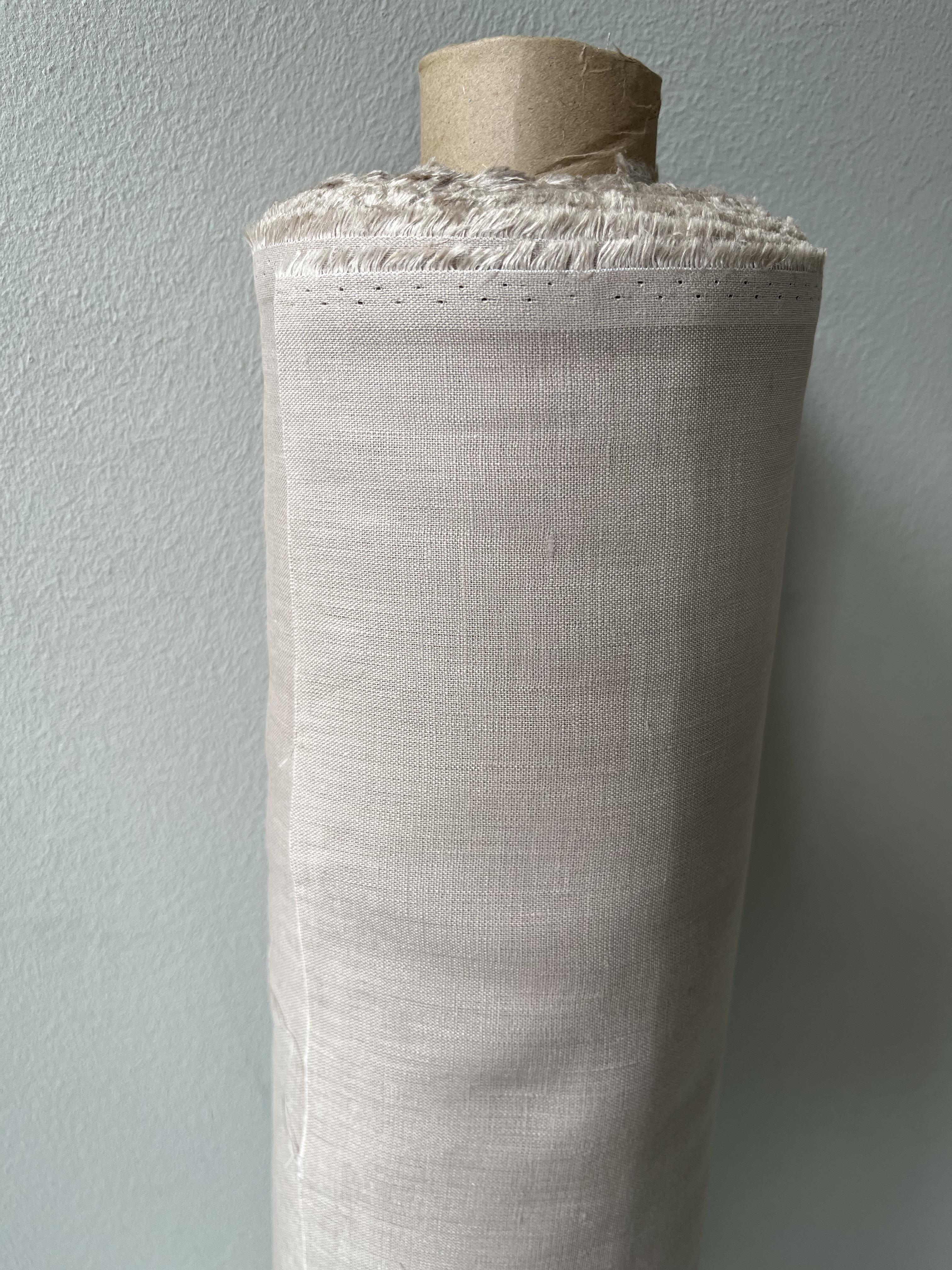 Ткань LINEN PLUS 100% лен 143 см 331 Бежевый - фото 4