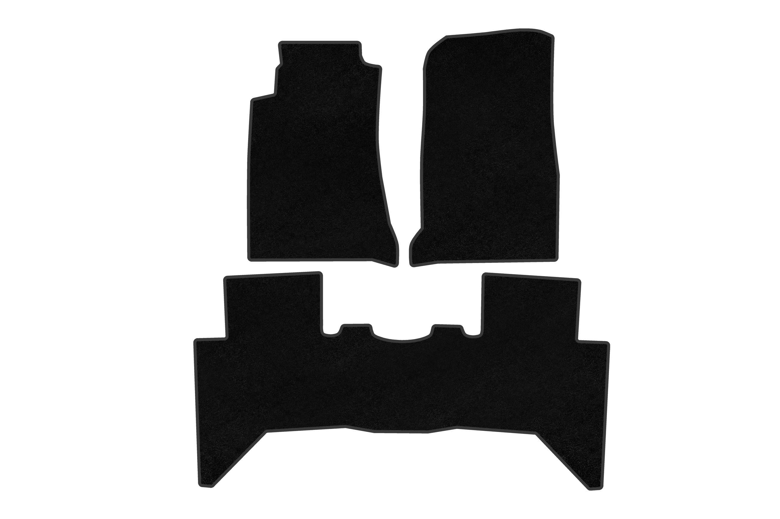 Коврики автомобильные Digital Designs Deluxe для Isuzu D-Max 2011-2019 гг. ткань Черный (185070)