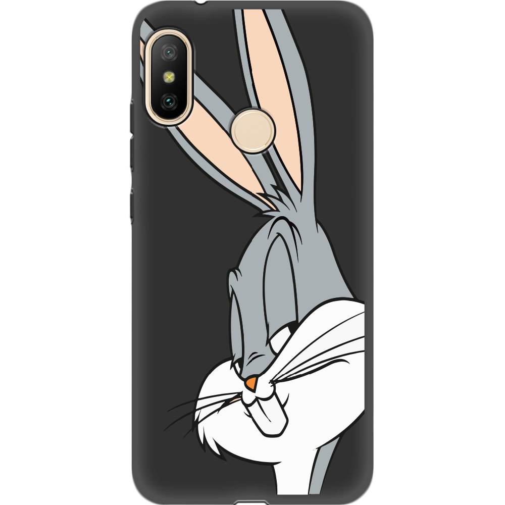 Чохол BoxFace Xiaomi Mi A2 Lite Lucky Rabbit Чорний силікон (34892-bk81-35127)