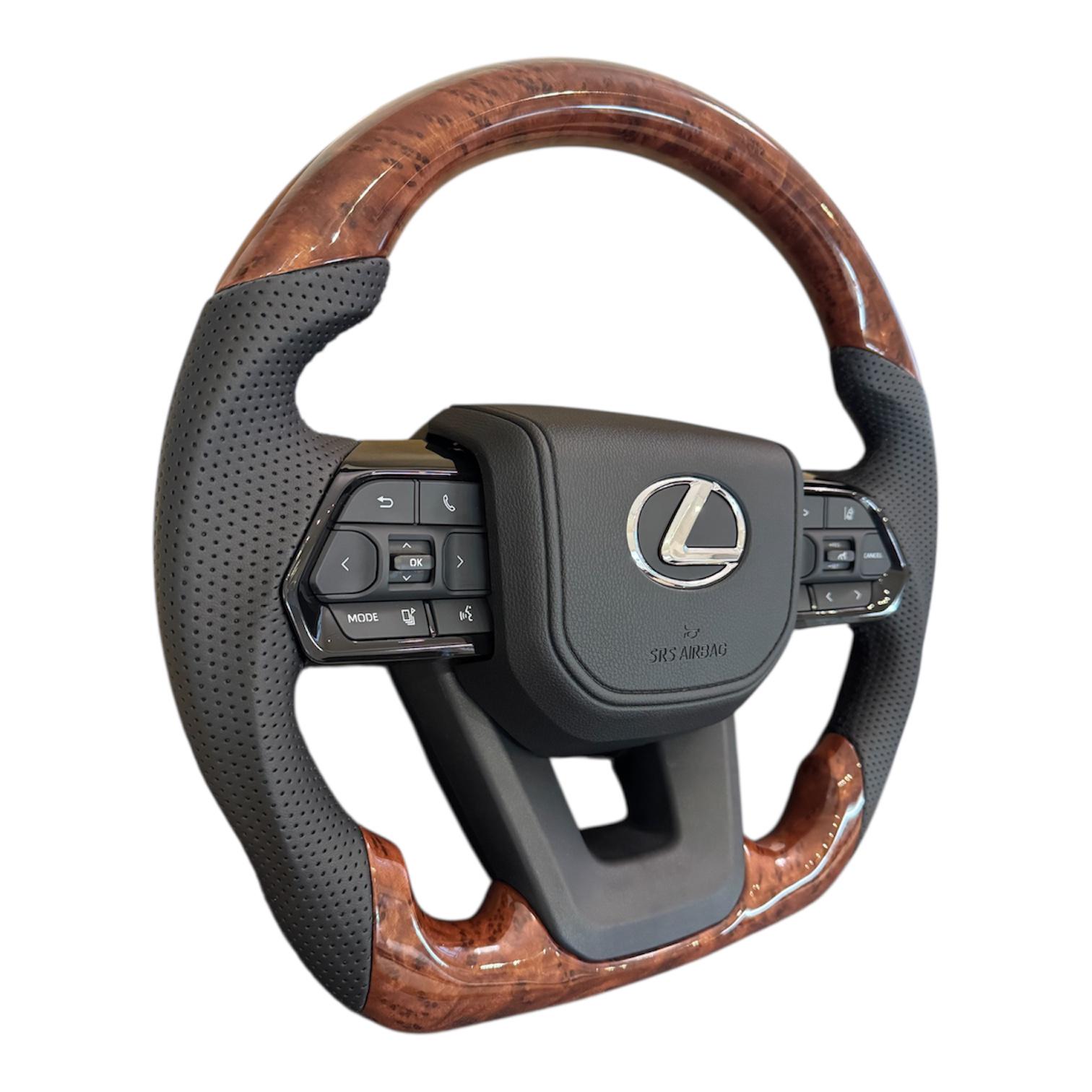 Кермо анатомічне для Lexus LX470/GX470 в сборі логотип хром (30387145) - фото 2 Кермо анатомічне для Lexus LX470/GX470 в сборі логотип хром (30387145) - фото 2