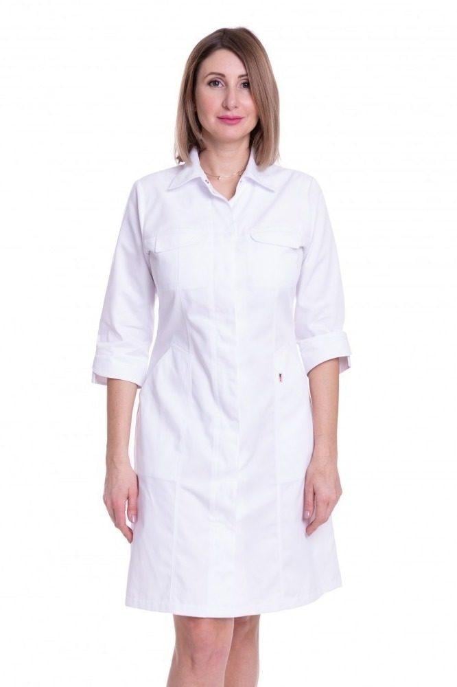 Халат женский хлопковый TopLine Premium Монако рукав 3/4 р. 44 Белый (31700-(44)Белый) Халат женский хлопковый TopLine Premium Монако рукав 3/4 р. 44 Белый (31700-(44)Белый)