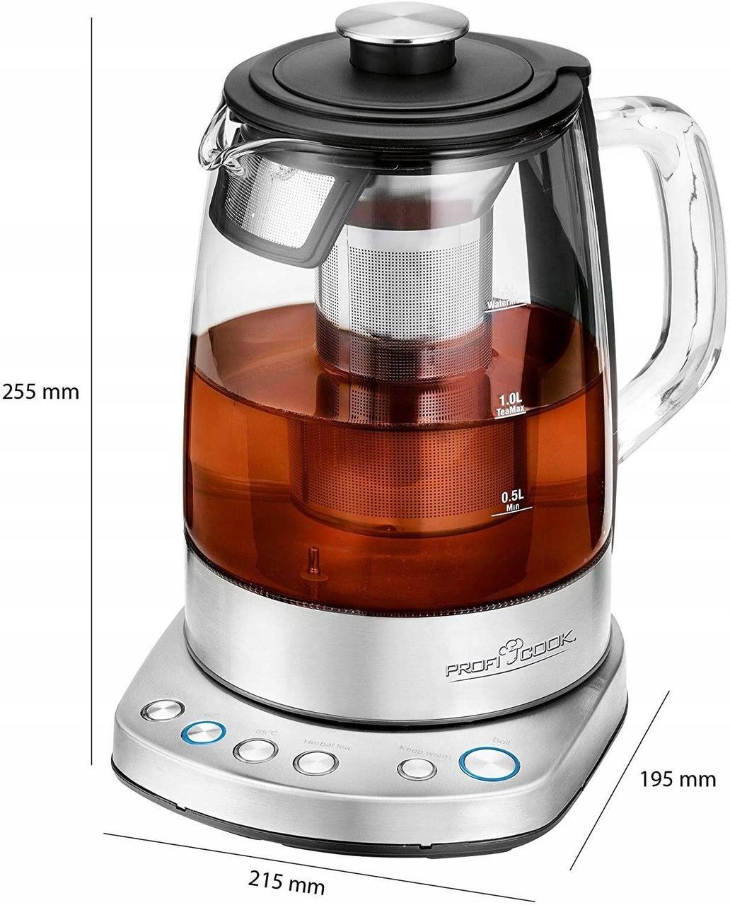 Чайник скляний ProfiCook PC-WKS (1167) - фото 6 Чайник скляний ProfiCook PC-WKS (1167) - фото 6