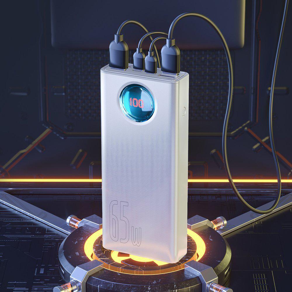 Повербанк Baseus Amblight 30000 mAh 65 W для ноутбука Білий - фото 7 Повербанк Baseus Amblight 30000 mAh 65 W для ноутбука Білий - фото 7