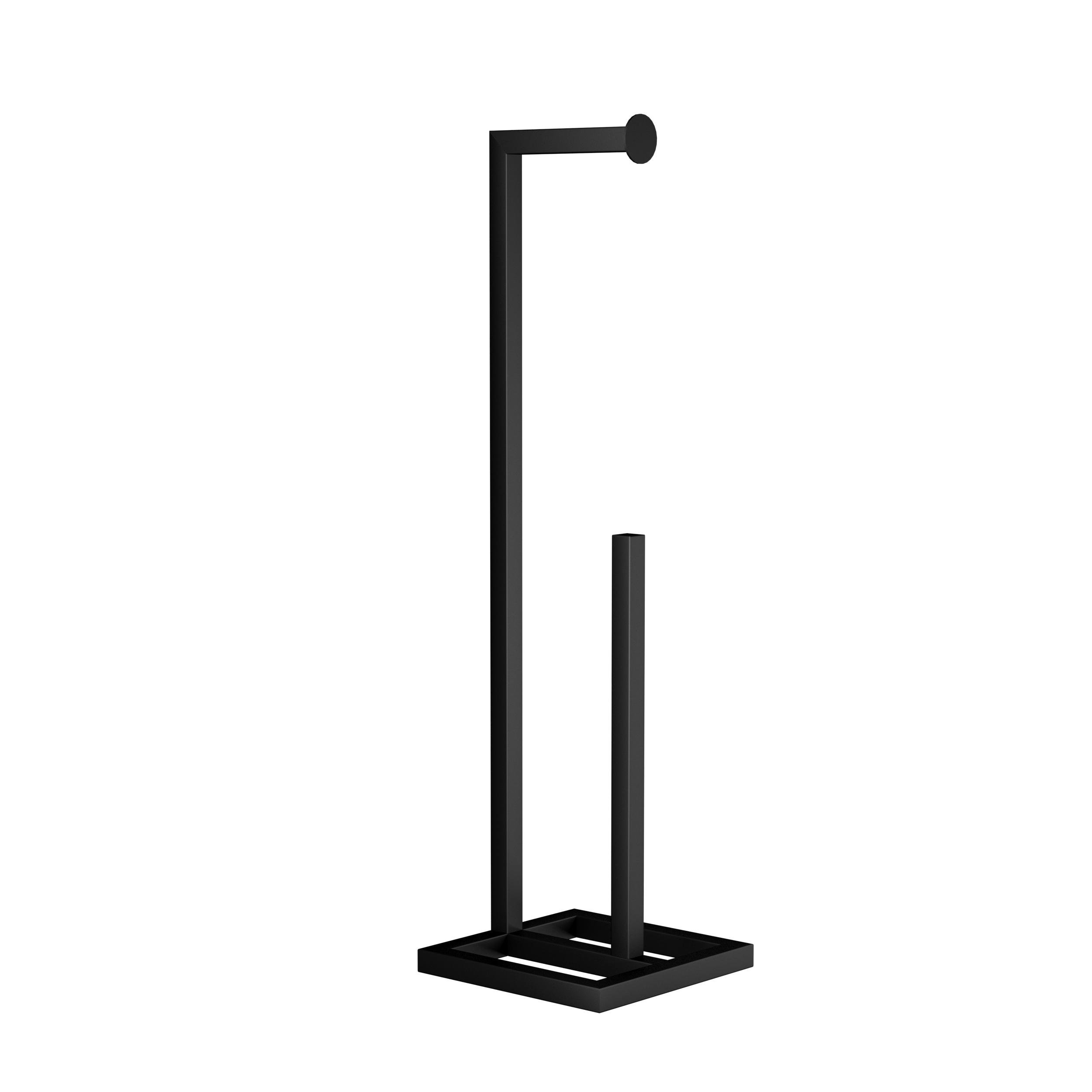 Стойка для туалетной бумаги Orizon LOFT A металлическая матированная Черный