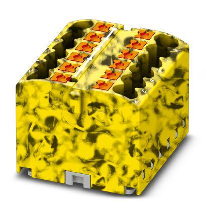 Розподільний блок Phoenix Contact PTFIX 12X2,5-FE 450В 24A Push-in Жовто-чорний (3273306) Розподільний блок Phoenix Contact PTFIX 12X2,5-FE 450В 24A Push-in Жовто-чорний (3273306)