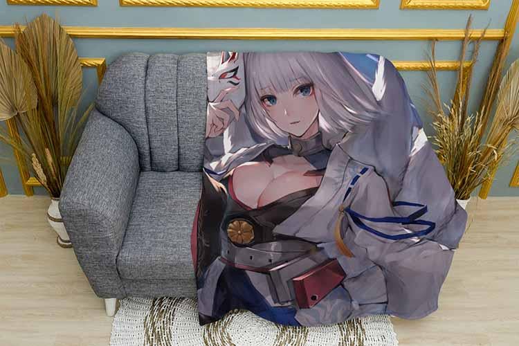 Плед Fox girl White hair Аnime плюш двухслойный 150х210 см (113047-3) Плед Fox girl White hair Аnime плюш двухслойный 150х210 см (113047-3)