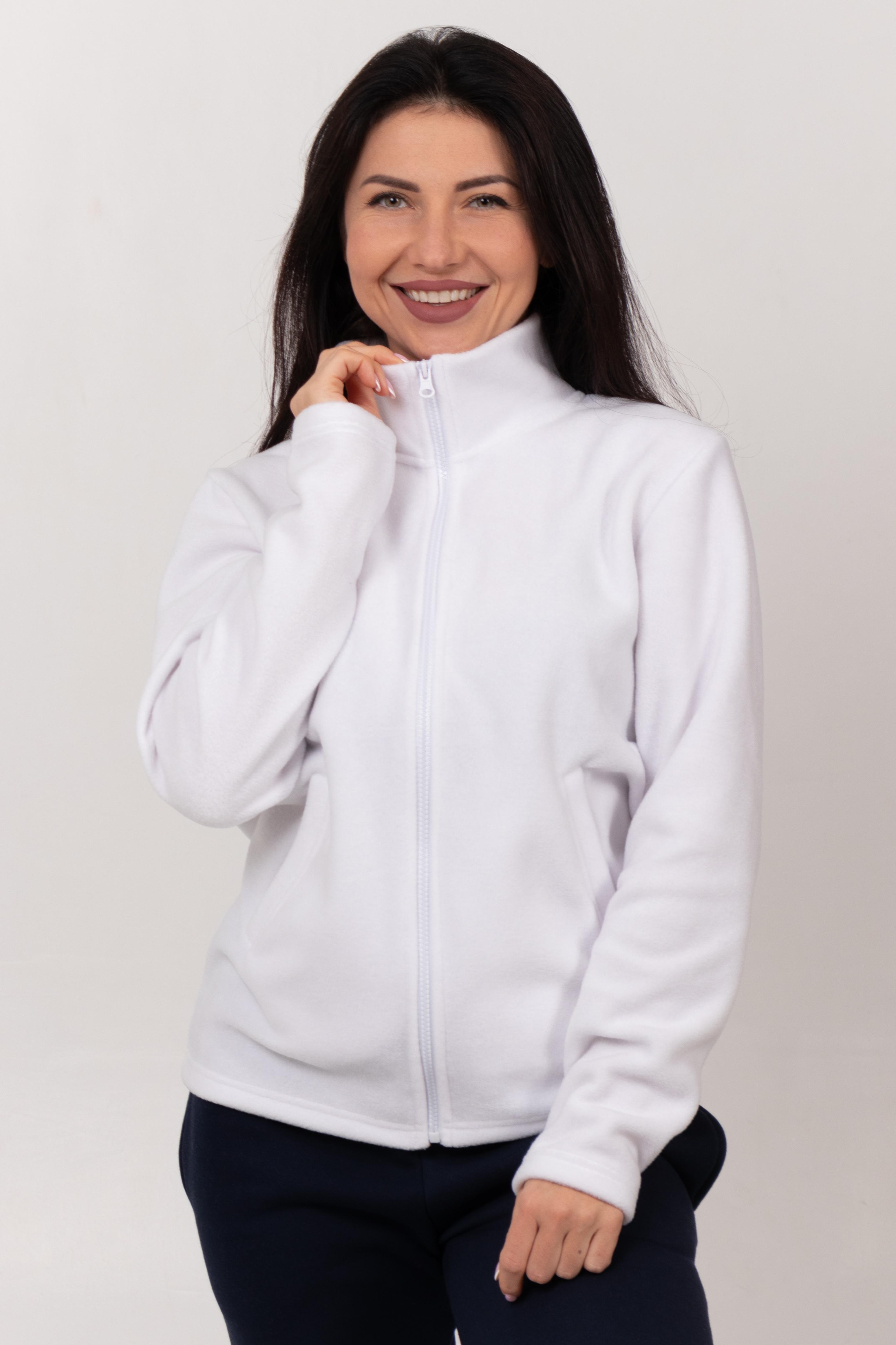 Кофта жіноча флісова 9158 S Білий  (30567616)