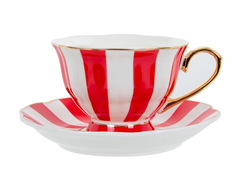 Набір чайних чашок порцелянових з блюдцем Lefard Hanna на 2 персони 220 мл (922-045) - фото 4 Набір чайних чашок порцелянових з блюдцем Lefard Hanna на 2 персони 220 мл (922-045) - фото 4