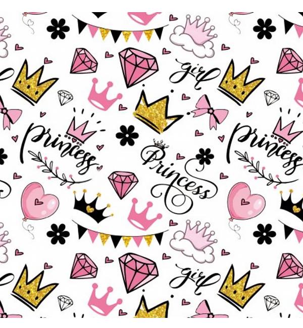 Подарочная бумага для упаковки Princess 5 шт.