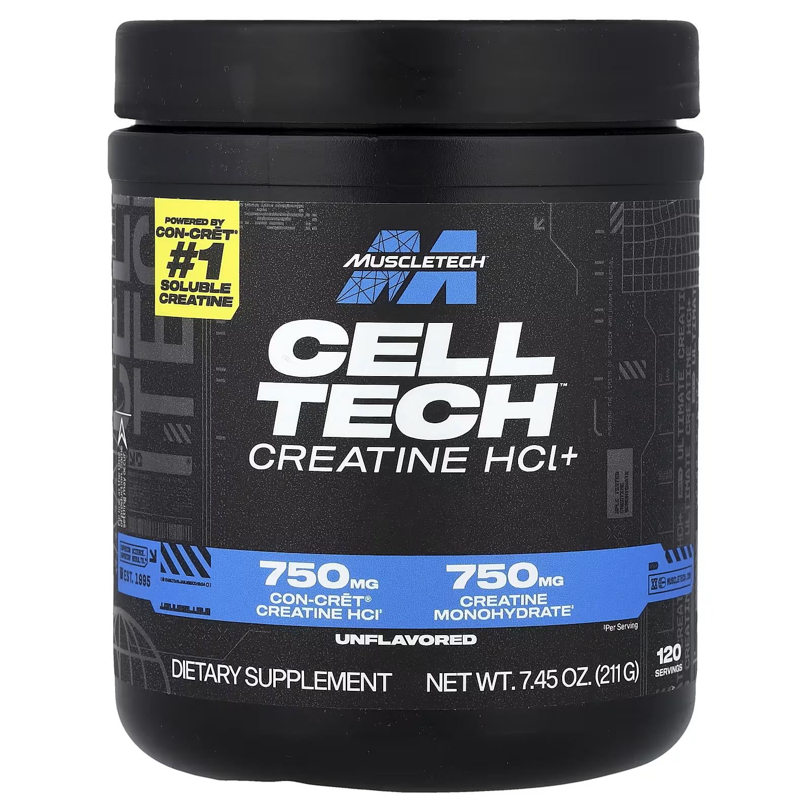 Креатин MuscleTech Cell Tech Creatine HCL+ Unflavored 211 г