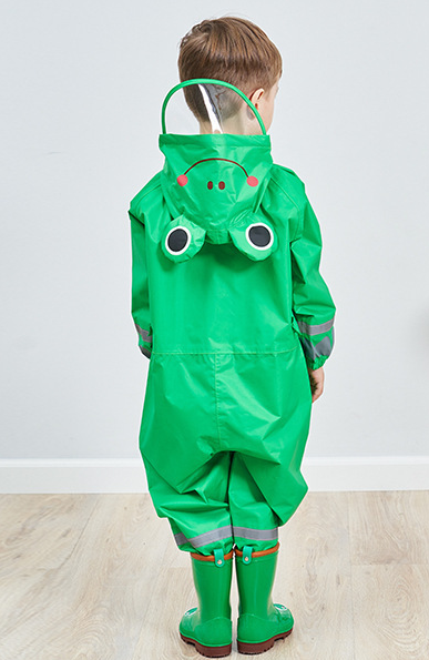 Комбинезон-дождевик детский 90 см Зеленый - фото 2 Комбинезон-дождевик детский 90 см Зеленый - фото 2