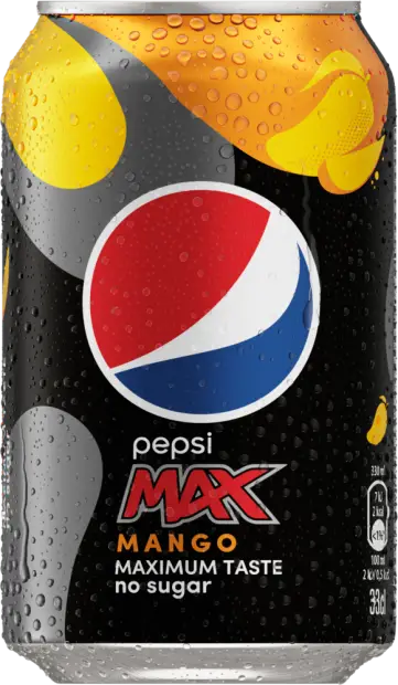 Напиток Pepsi Max Mango без сахара 0,33 л (10645120)