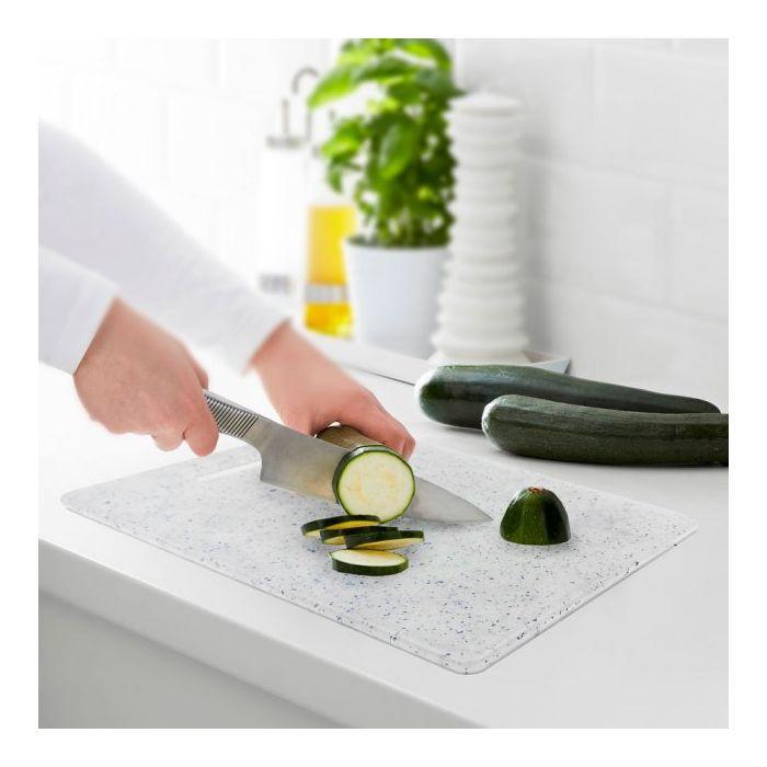 Дошка обробна кухонна Siyan 29х18.5 см Світлий мармур (203637-1) - фото 2 Дошка обробна кухонна Siyan 29х18.5 см Світлий мармур (203637-1) - фото 2