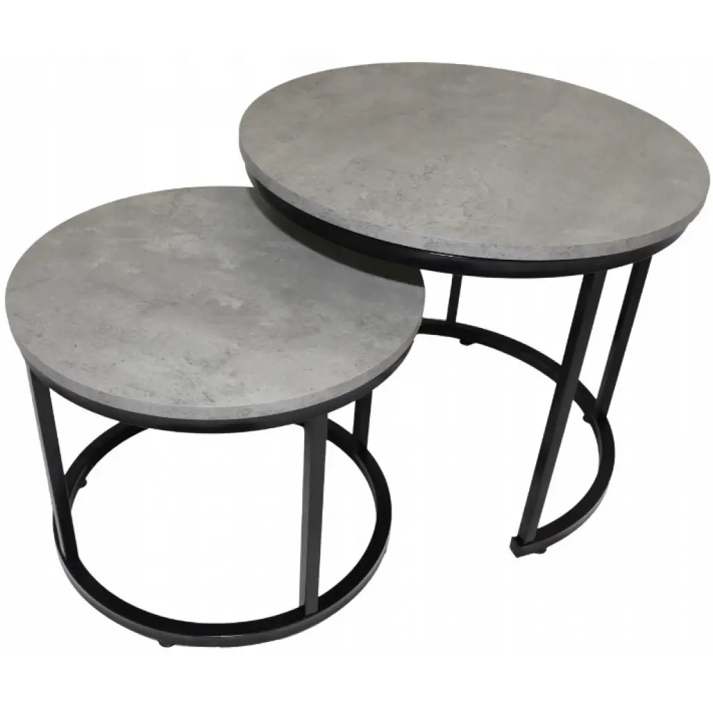 Журнальный столик Bonro B-012 2в1 с металлическим каркасом 45х53х53 см Серый (29-76-42400390)