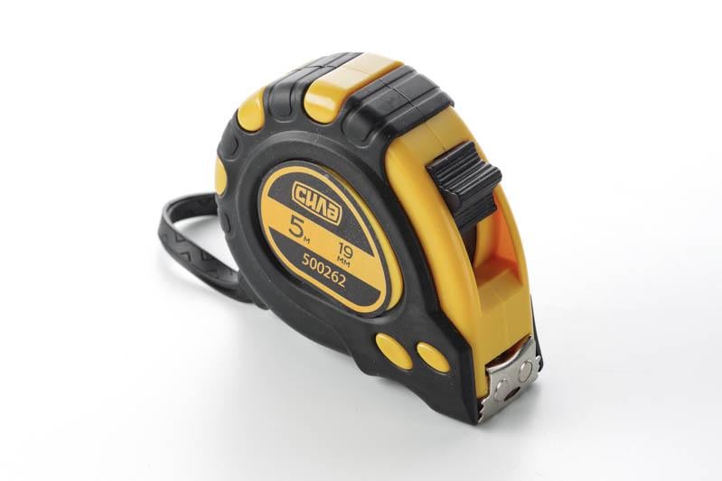 Рулетка Сила Супермагніт обгумована 19 мм 5 м Рулетка Сила Супермагніт обгумована 19 мм 5 м