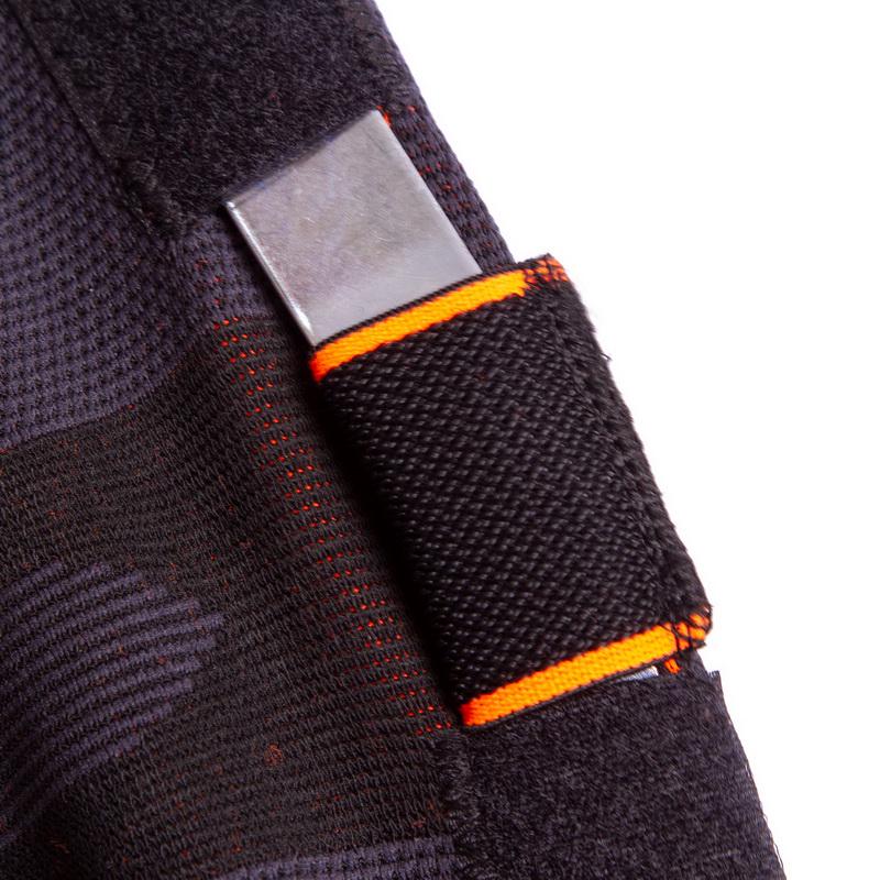 Наколінник-ортез шарнірний Zelart EXCEEDE 875CA L-XL 1 шт. Чорний/Помаранчевий (DR004401) - фото 5