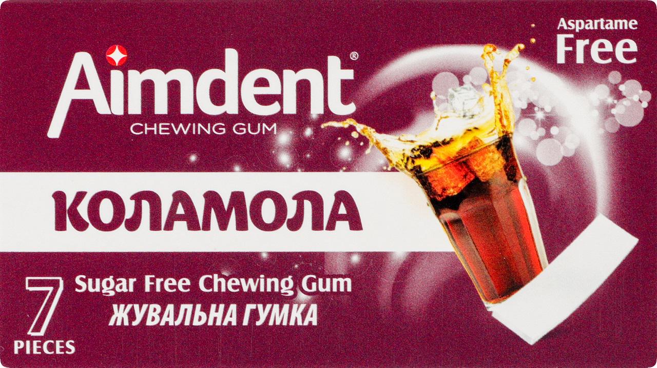 Жувальна гумка без цукру Aimdent Кола блок 24 шт.