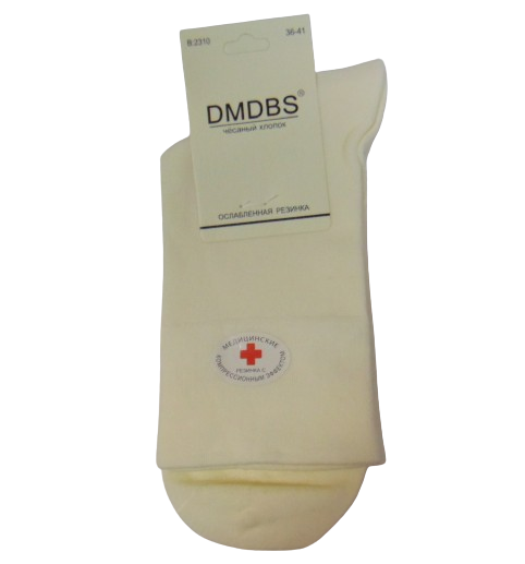 Шкарпетки з компресійним ефектом Dmdbs 2310 р. 36-41 Молочний (2122190227)