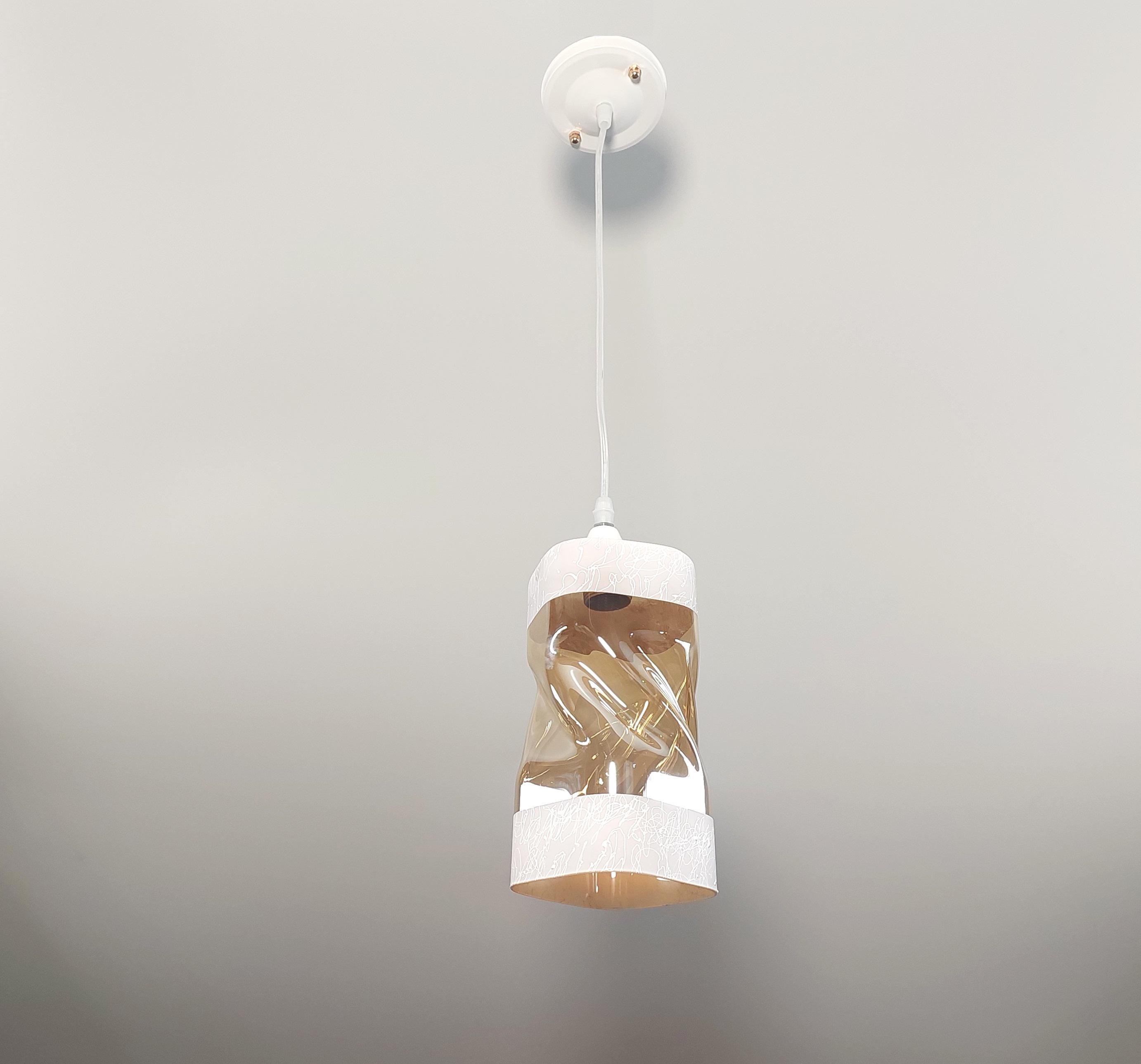 Люстра подвес на 1 плафон Белый (6573/1) - фото 2 Люстра подвес на 1 плафон Белый (6573/1) - фото 2