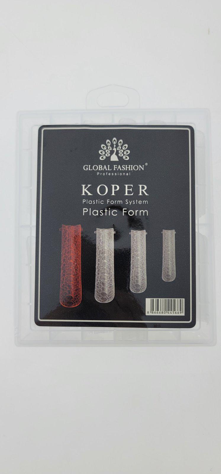 Формы верхние пластиковые средний квадрат принт змеи 120 шт.