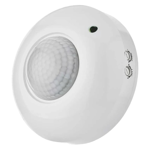 Извещатель проволоки Emos PIR IP20 1200 Вт 360° до 6 м Белый (G1130)