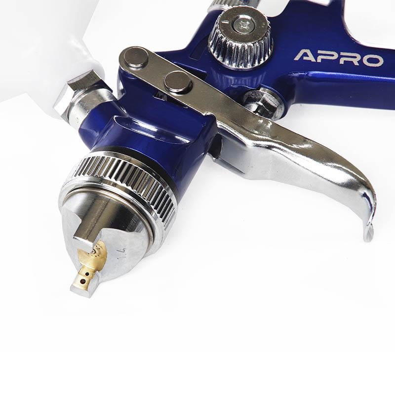 Краскораспылитель Apro HVLP ⌀ 1,4 мм в/б пластик 600 мл (850035) - фото 4 Краскораспылитель Apro HVLP ⌀ 1,4 мм в/б пластик 600 мл (850035) - фото 4