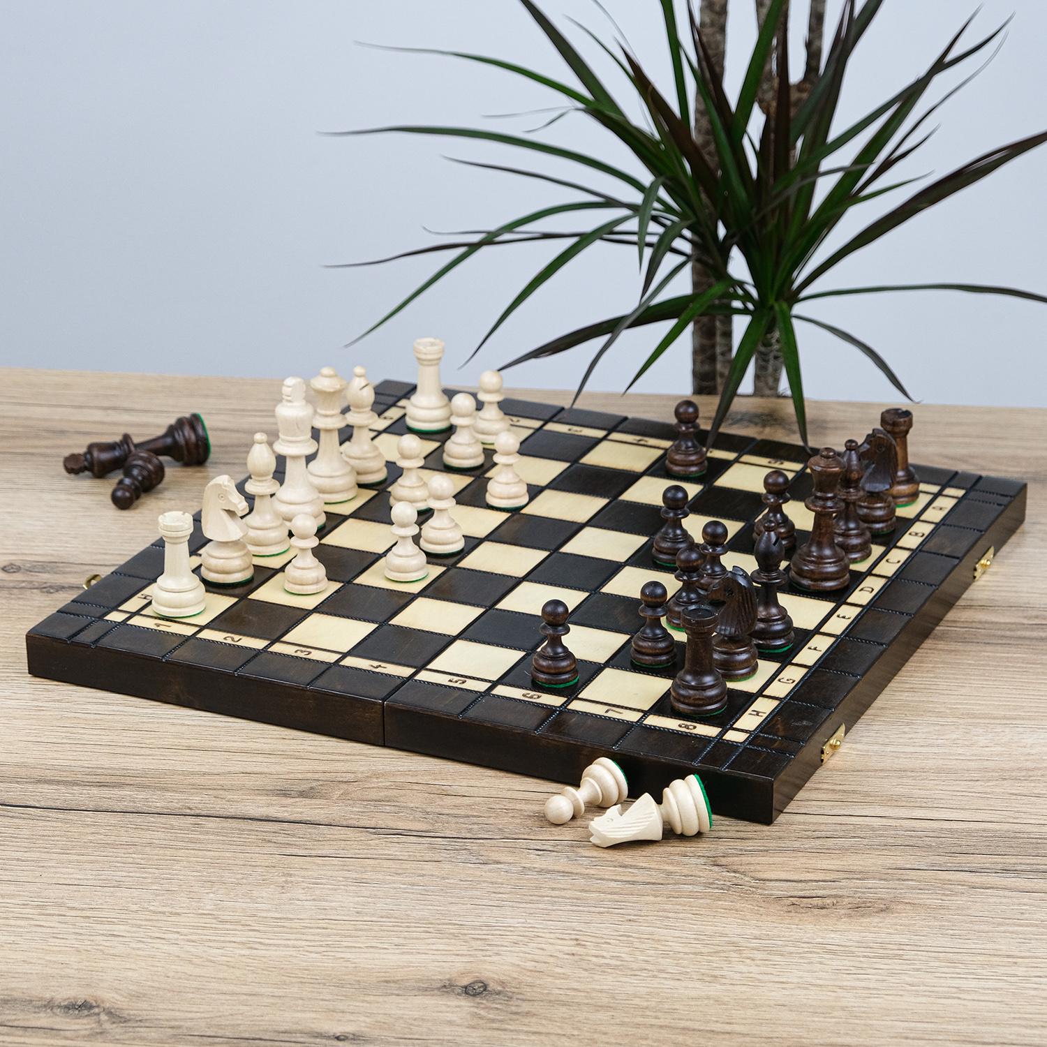 Комплект Гранд Презент 3в1 шахматы/шашки/нарды 410х410 мм (СН 141)