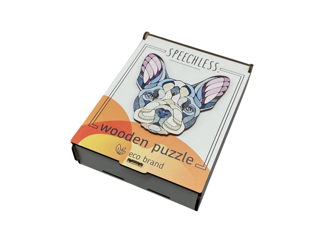 Пазл деревянный Speechless Французский бульдог 80 деталей 30х30 см (PZ-30) Пазл деревянный Speechless Французский бульдог 80 деталей 30х30 см (PZ-30)