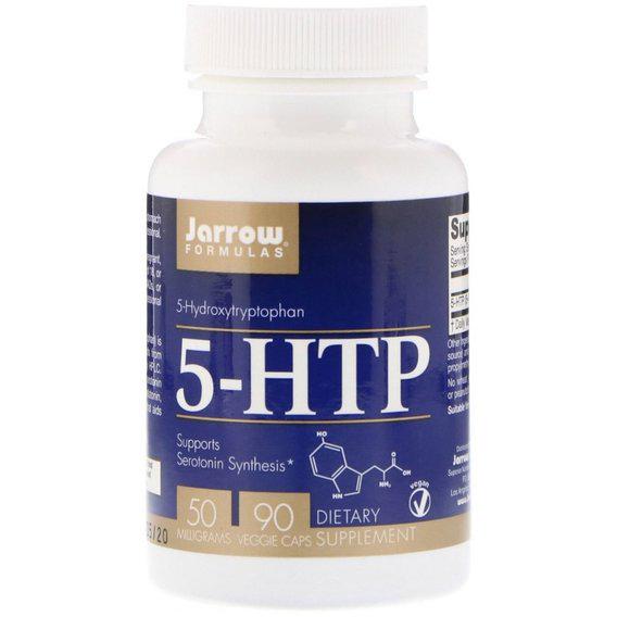 Триптофан Jarrow Formulas 5-HTP 50 мг 90 Veg Caps JRW15044