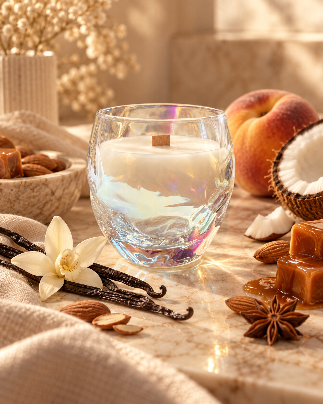 Свеча ароматическая Franterro Facet Vanilla Spicy 300 г (FRN-1102)