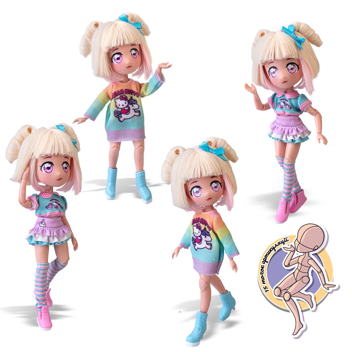 Игровой набор Hello Kitty 4SF Manga Dolls Стильная Конфетка-единорог (2733698157) - фото 4 Игровой набор Hello Kitty 4SF Manga Dolls Стильная Конфетка-единорог (2733698157) - фото 4