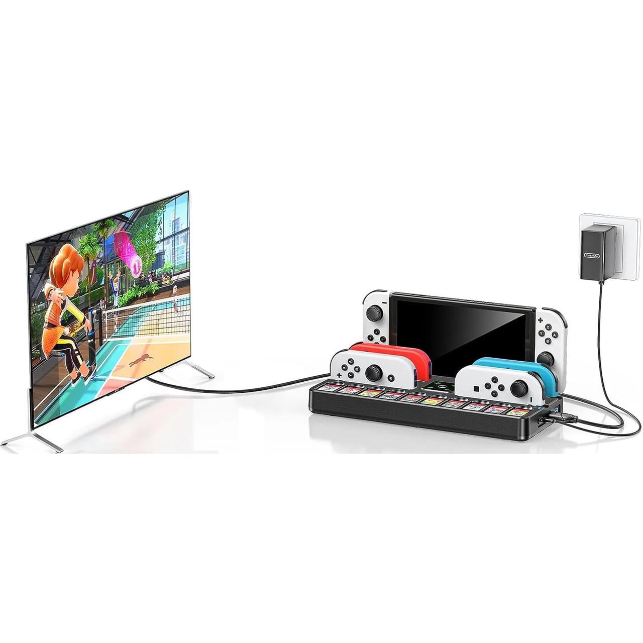 ᐉ Подставка NINTENDO Switch Stand OLED HDMI зарядка для джойконов