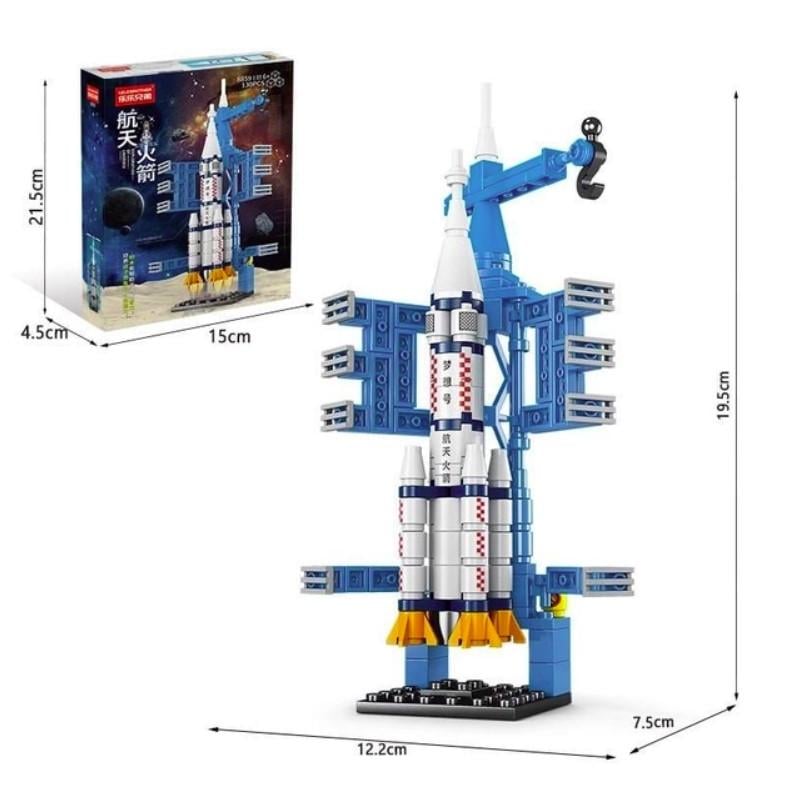 Конструктор детский космический корабль 130 дет. Синий - фото 5 Конструктор детский космический корабль 130 дет. Синий - фото 5