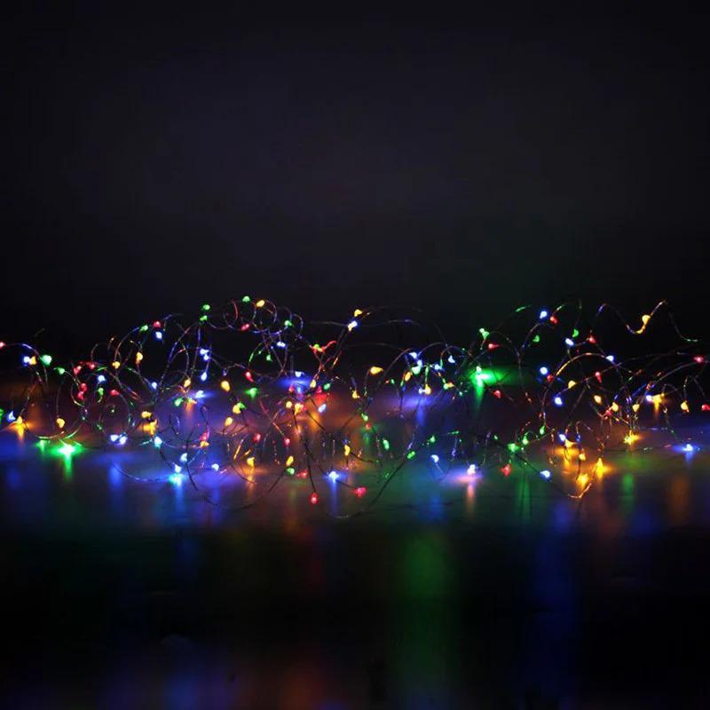 Гірлянда світлодіодна Кінський хвіст 300 LED 20 ниток 3 м Мульті