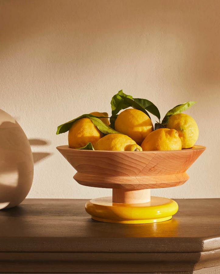 Фруктовница для фруктов Alessi 30 см Желтый (ES15YELLOW) - фото 2