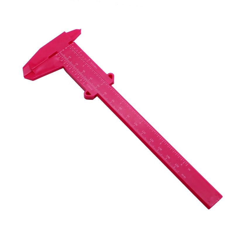Штангенциркуль для моделювання брів 15 см Рожевий (4994)