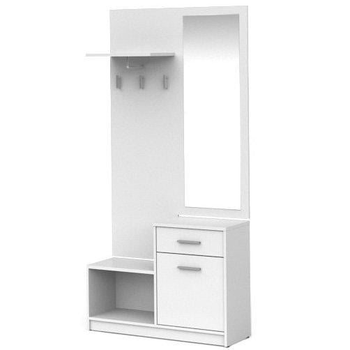 Прихожая Gerbor Непо PPK 90х184х30,5 см Нимфея альба