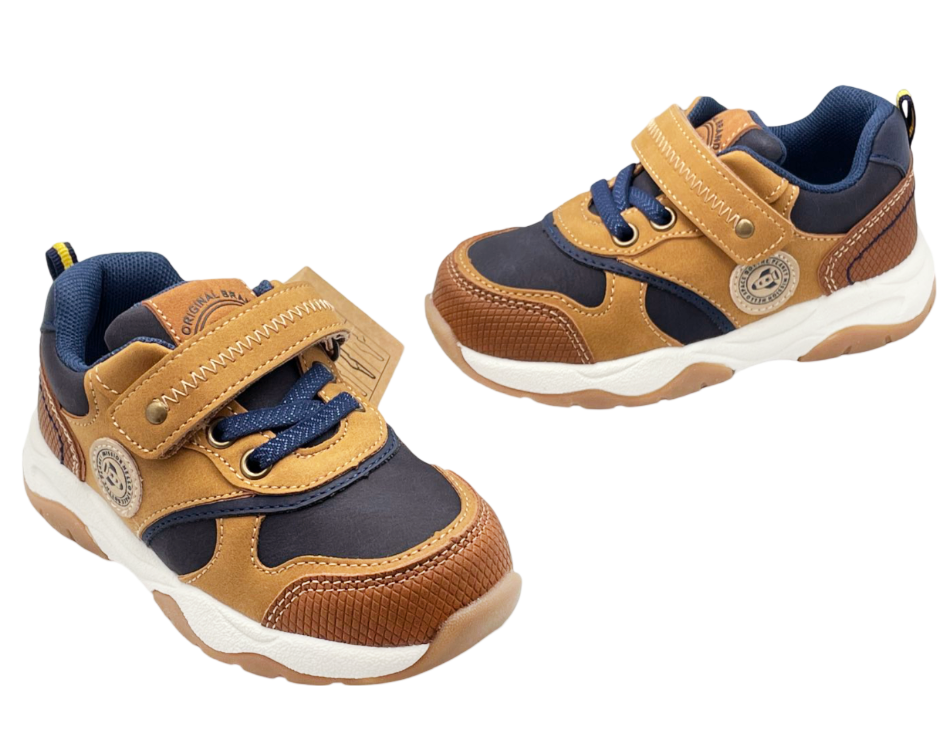 Кросівки для хлопчиків American Club XD133-24/23 р. 23 Коричневий - фото 2 Кросівки для хлопчиків American Club XD133-24/23 р. 23 Коричневий - фото 2