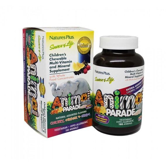 Витаминно-минеральный комплекс Nature's Plus Animal Parade Gold 180 Chewables Cherry/Orange/Grape