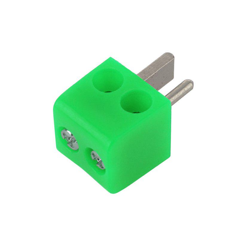 Штекер на колонки Кубик Green (A155013)